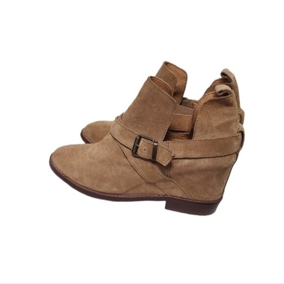 Zara Trafaluc Tan Ankle Booties 38 - Picture 3 of 9